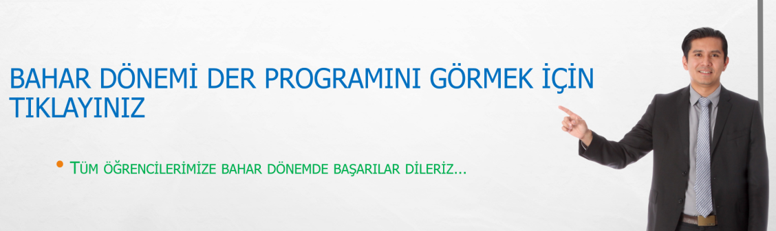 2025-2026 bahar dönemi ders programı