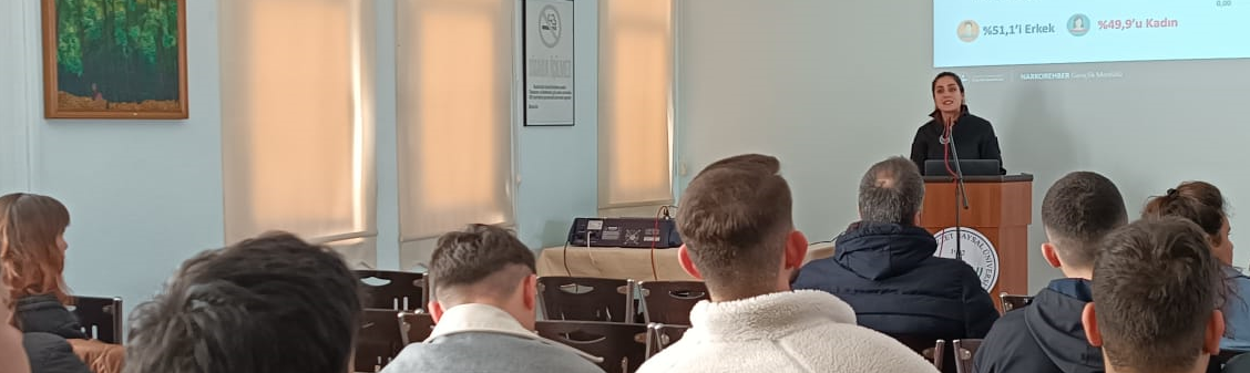 Öğrencilere bağımlılıkla mücadele eğitimi verildi / Students received training to combat addiction